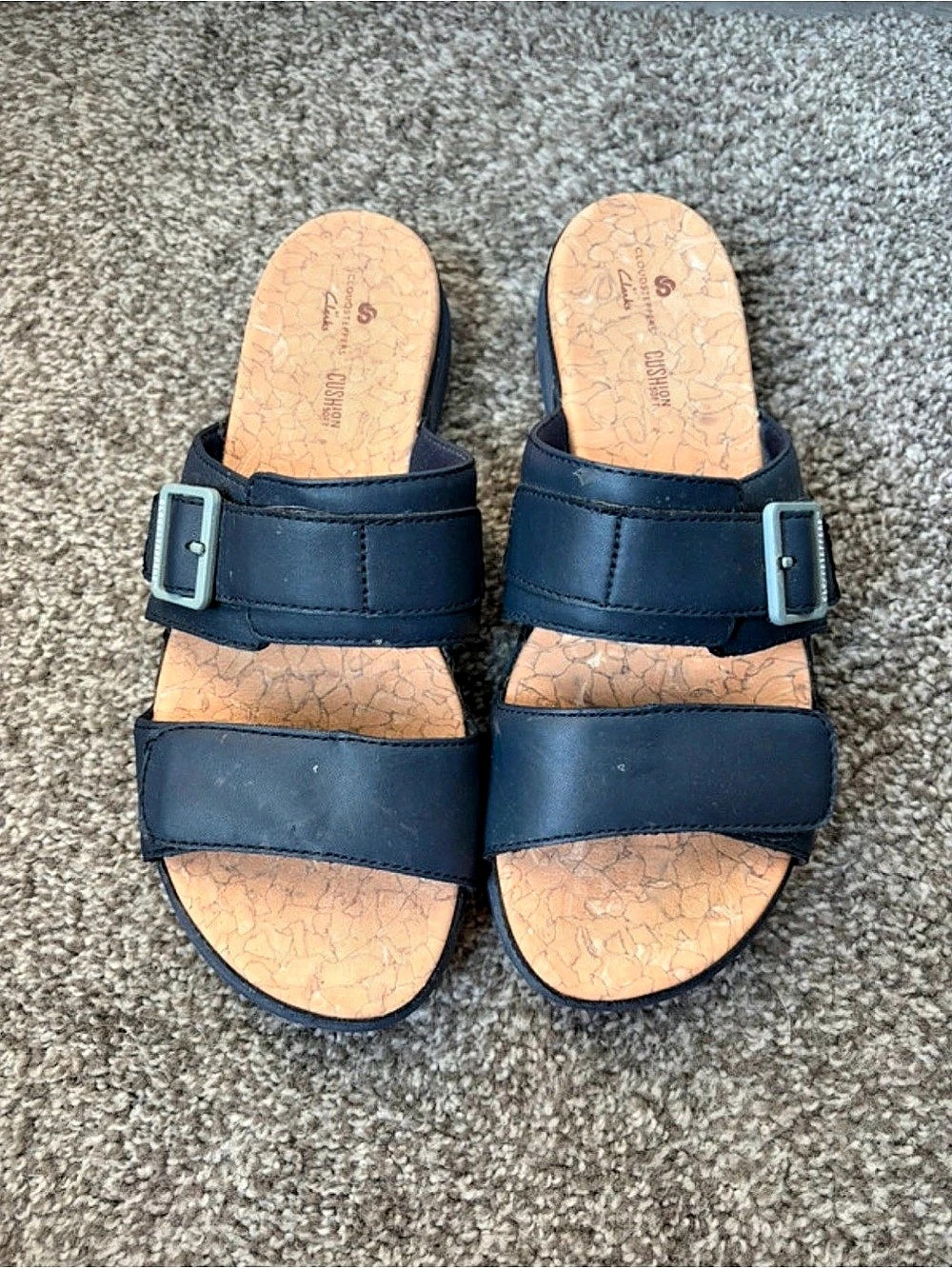 Clarks Cloudsteppers Sandals - Size 7